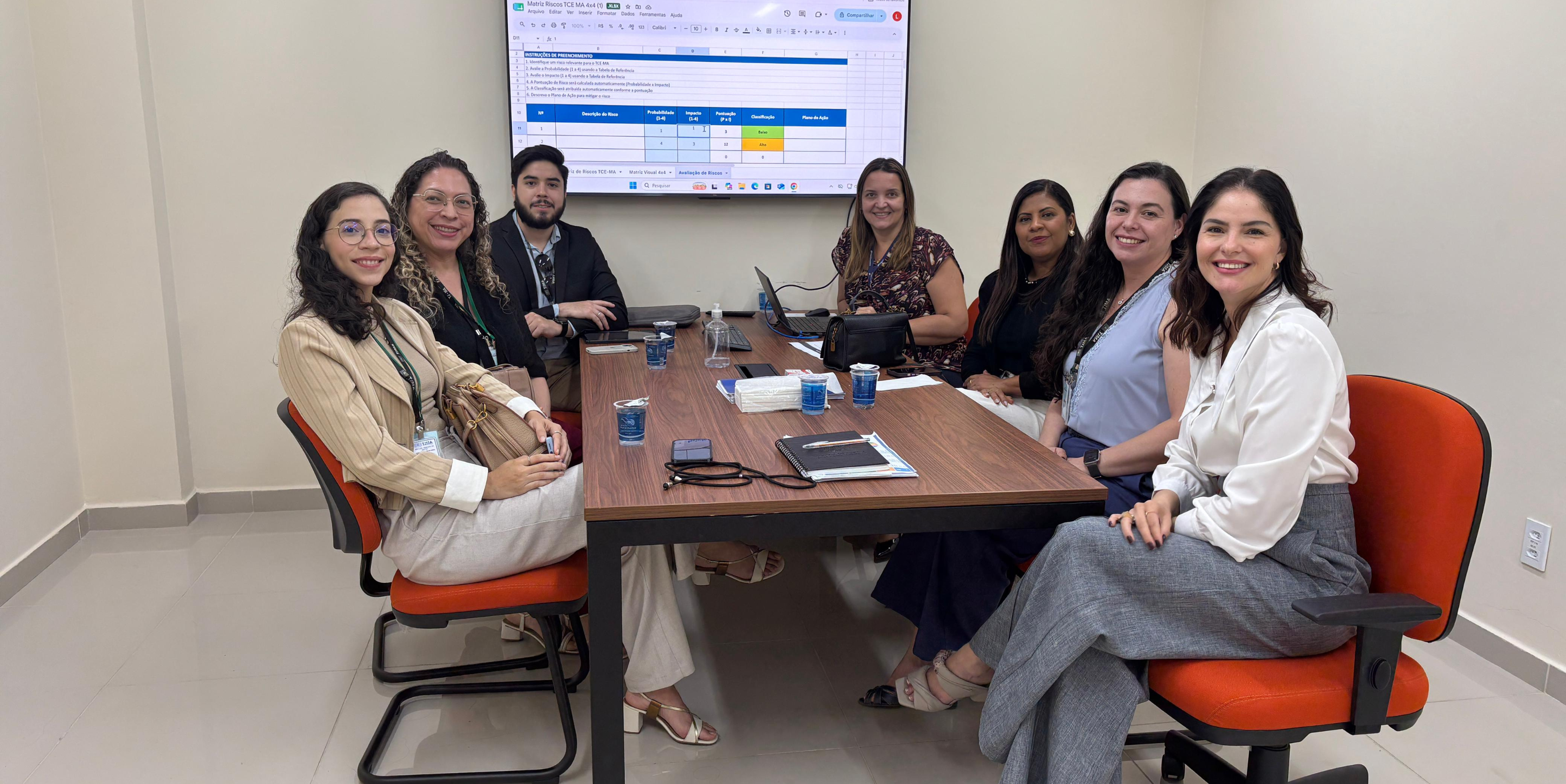 TJ-MA visita TCE-MA para conhecer experiências do órgão em Gestão de Riscos