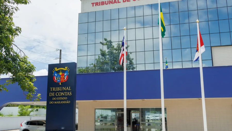Fachada da sede do Tribunal de Contas do Estado do Maranhão, em São Luís