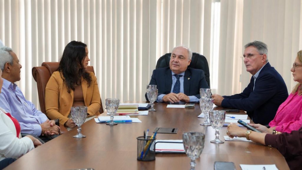 Presidente em exercício do TCE recebe Comissão de Transição do Governo estadual eleito